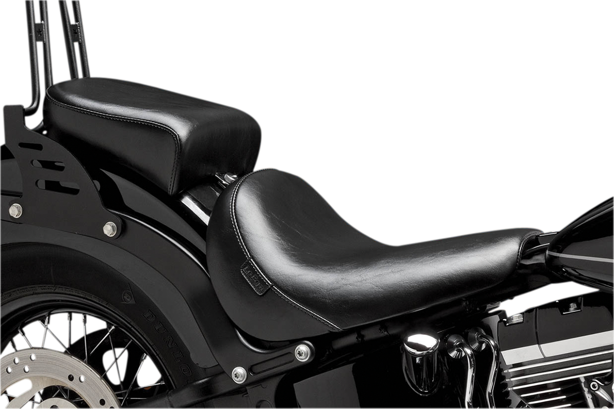 Bare Bones Series Pillion Pad — Smooth - Bare Bones Pillion Pad - Deluxe - Smooth - Black - FLS/FXS '11-'17 [0802-0758]