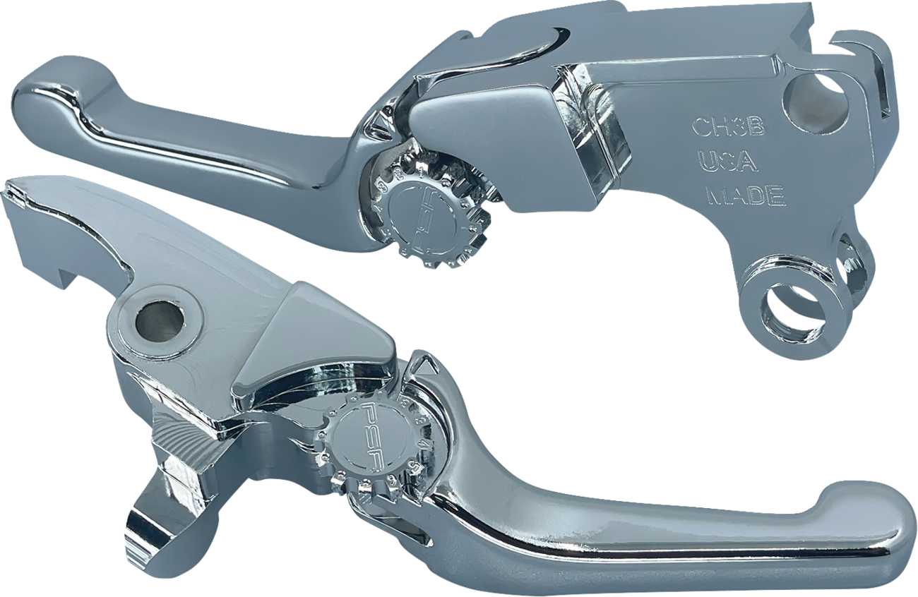 Anthem Adjustable Lever Set for Harley Models - Short - Chrome [0610-2347]