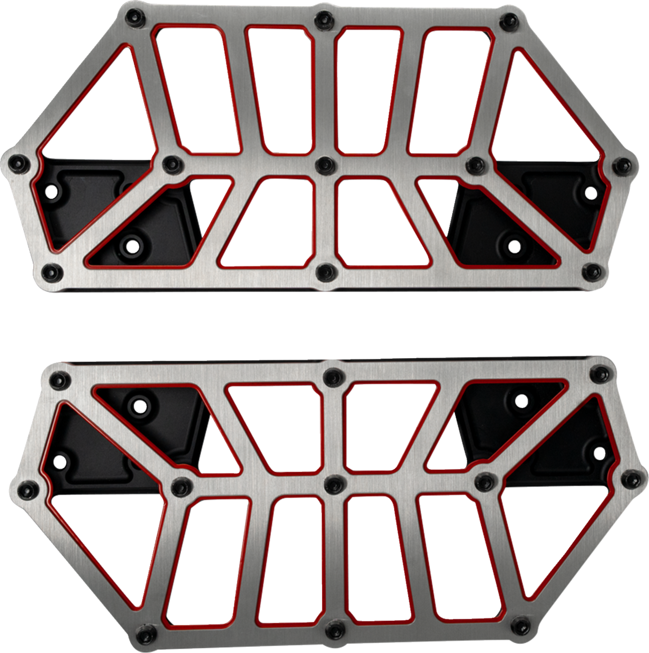 NXL Floorboards - Black w/ Red Accent [1621-1225]