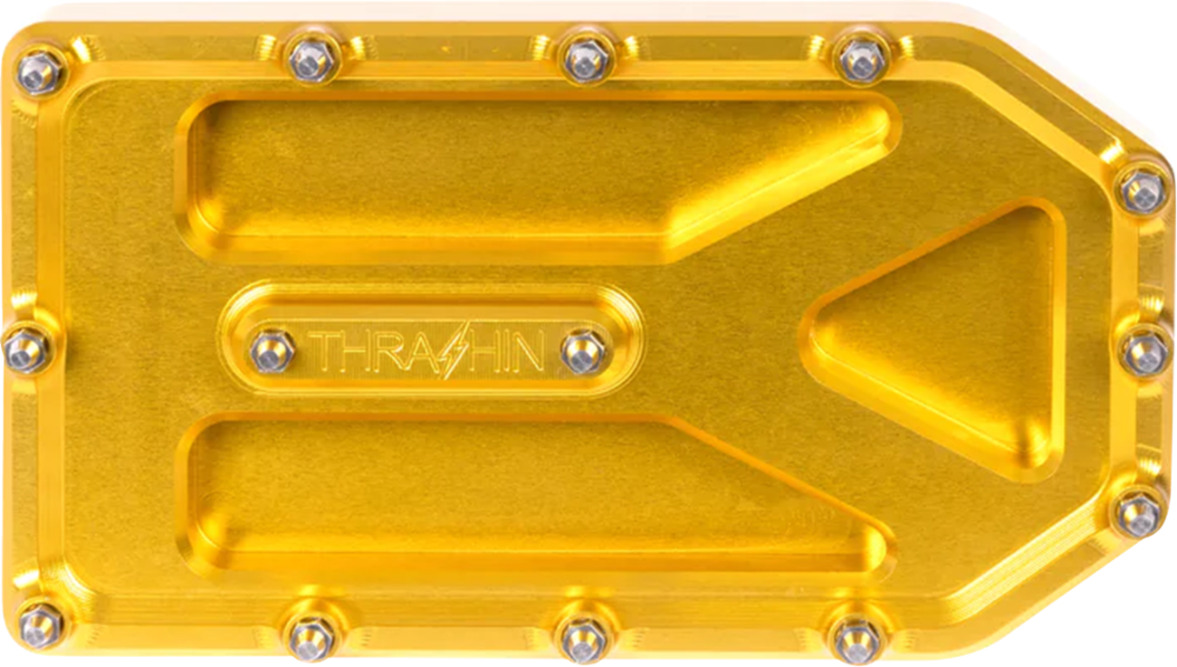 Aggressor Brake Pedal Pad - Gold - Touring [1611-0107] - Image 2