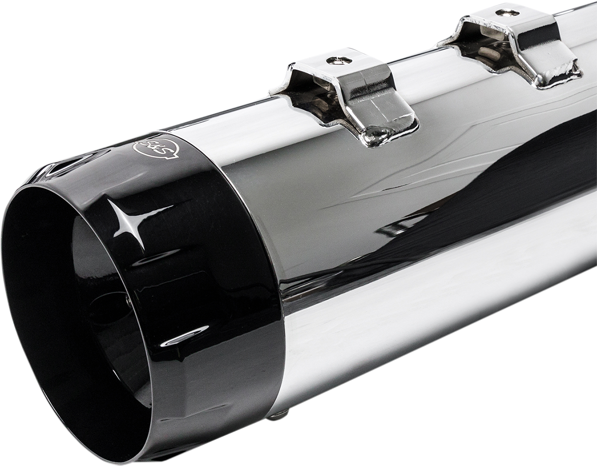 4-1/2" MK45 Performance Mufflers — Thruster - 4-1/2" MK45 Performance Mufflers - Black Thruster [1801-1075] - Image 3