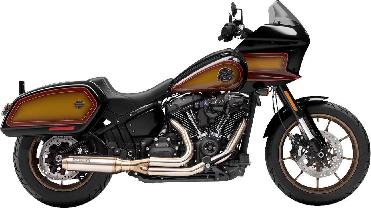 2-into-1 Stainless Exhaust System with 4" Super Bike Muffler [1800-2556] - Image 2