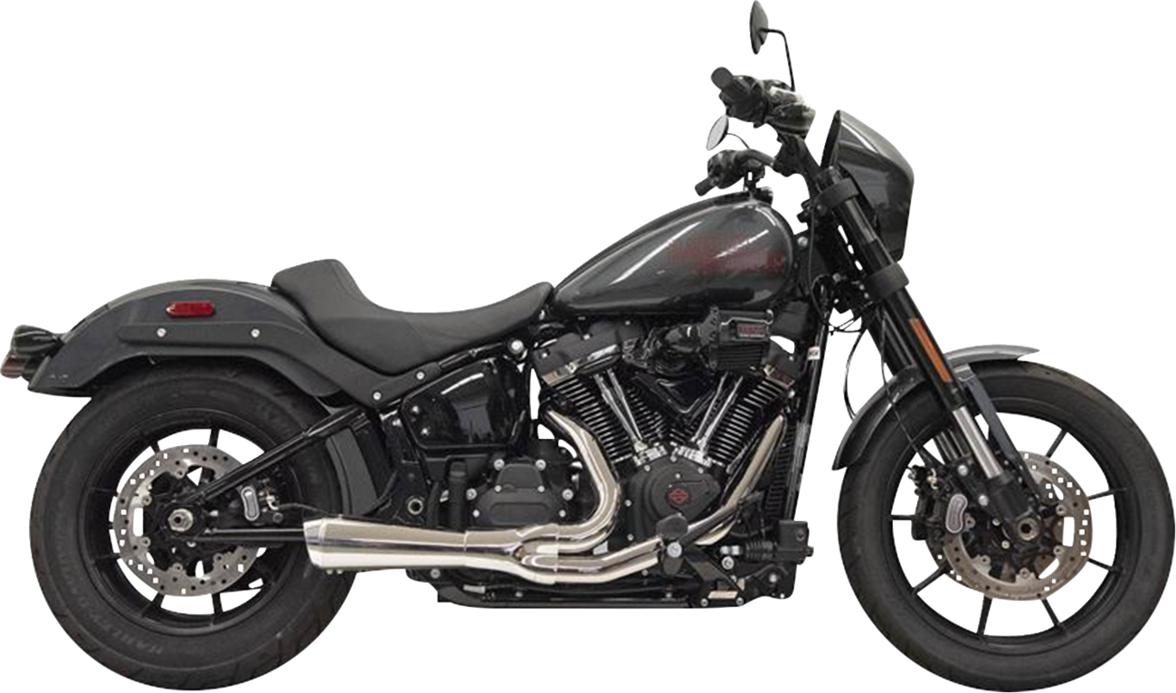 2-into-1 The Ripper Exhaust System with Megaphone Muffler - Short - Chrome - M8 Softail [1800-2748]
