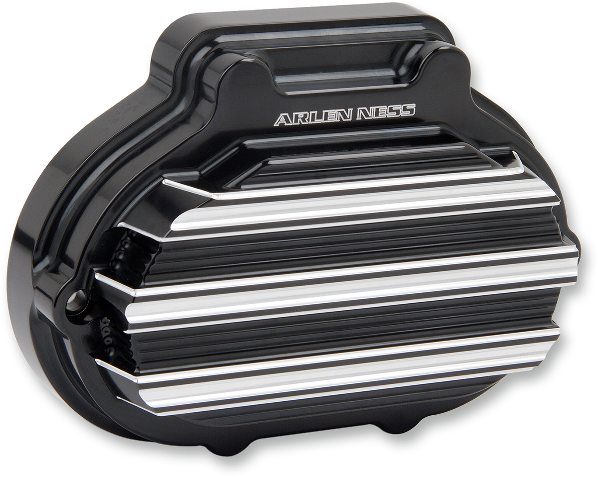 10-Gauge Transmission Side Cover - Transmission Cover - Hydraulic - Black - Big Twin [1105-0110]