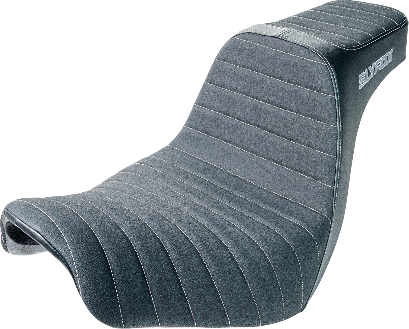 High Noon Seat - Vinyl - Classic Stitch - Silver Logo - FL/FX '18-'24 [0802-1657] - Image 2
