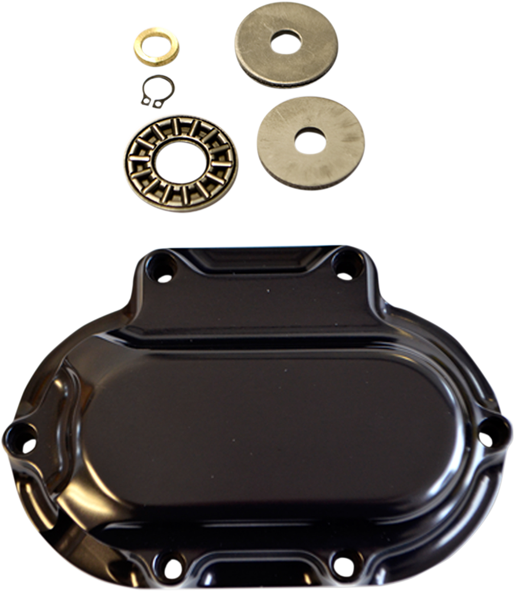 Hydraulic Clutch Side Cover - Clutch Actuator Cover - Black - Hydraulic [1107-0407]