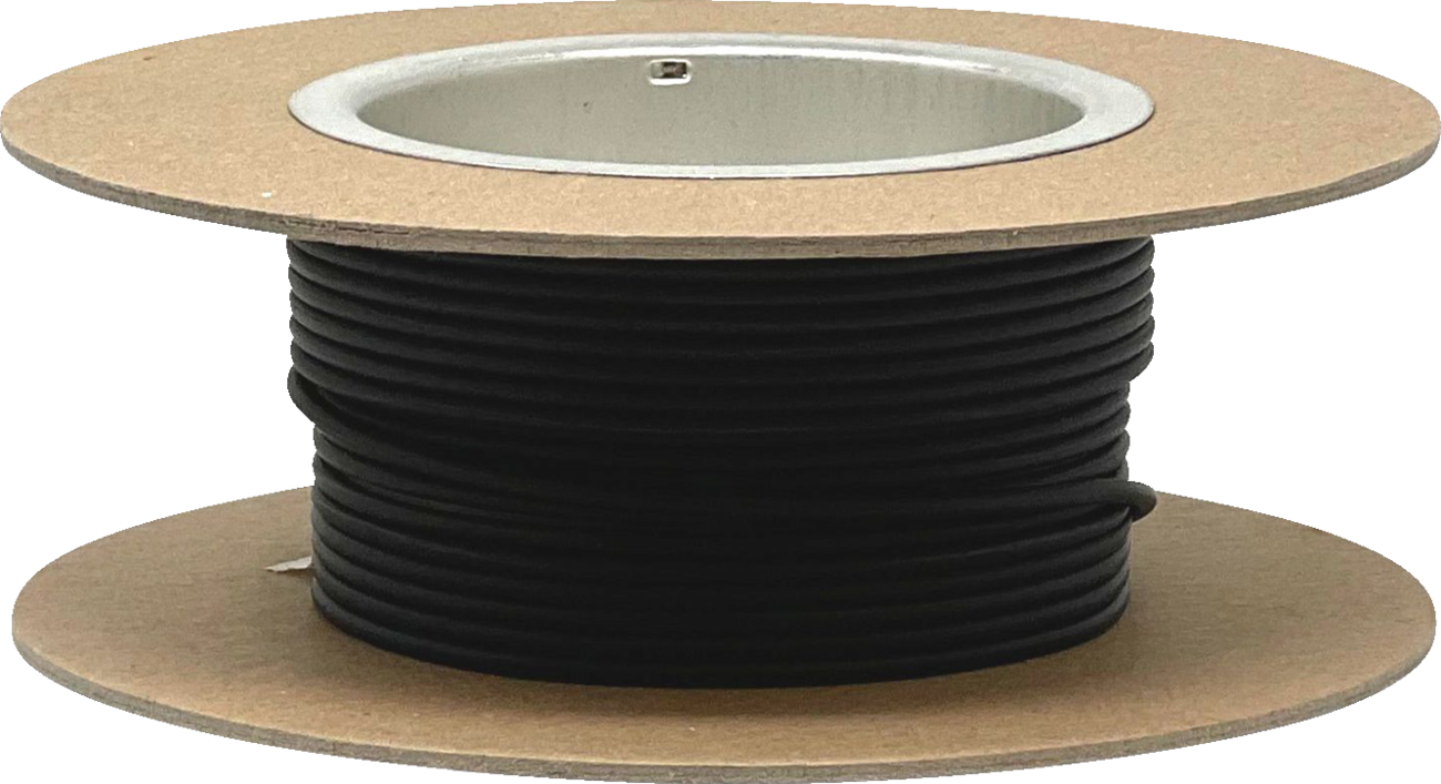 GXL Copper Wire - 25' GXL Wire Spool - 16 Gauge - Black [2120-1301]