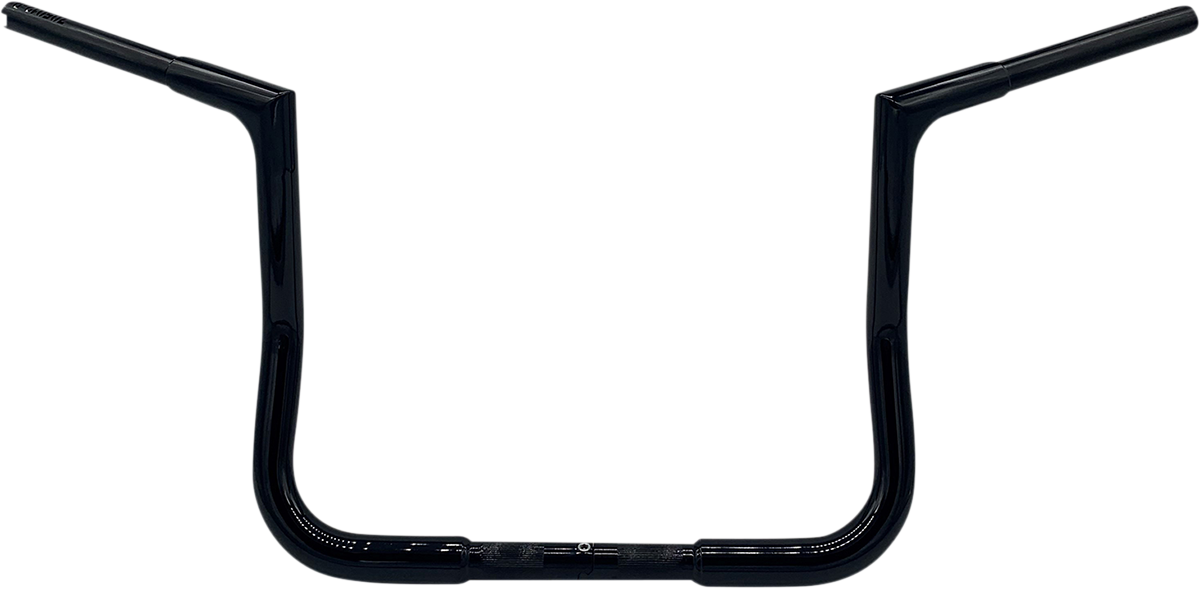 1-1/4" EZ Install Flat Top Handlebar - 12" - Black [0601-5509]