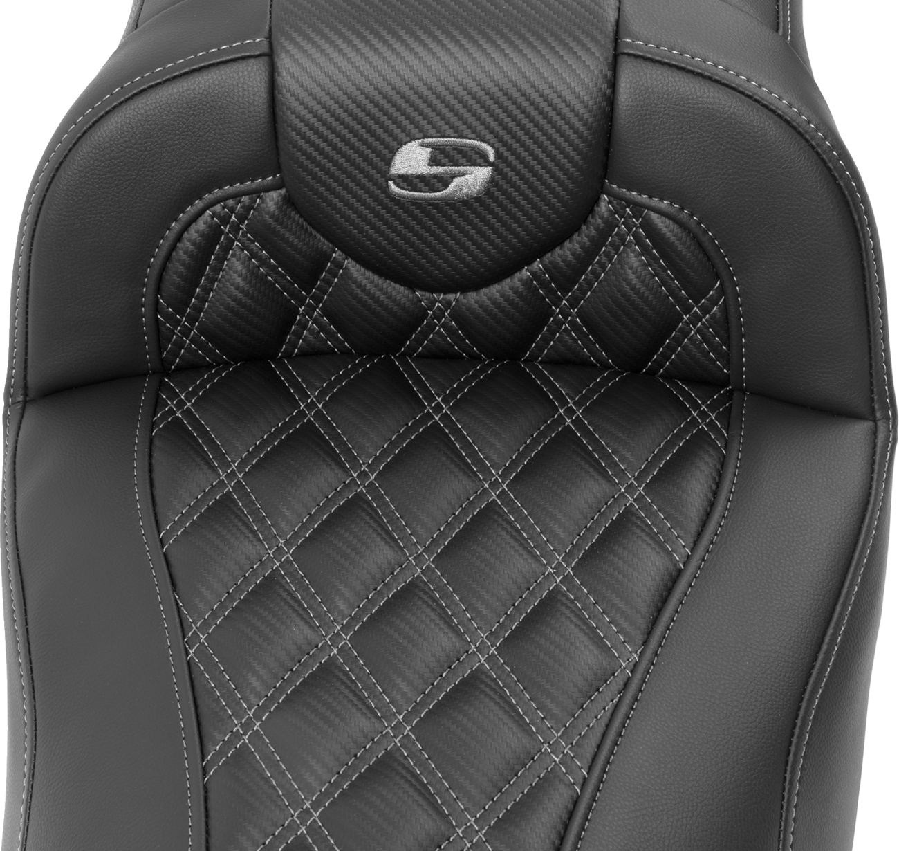Roadsofa™ Extended Reach Seat - without Backrest - Lattice Stitch - Dark Gray Stitch - FL/FX '23-'24 [0801-1795] - Image 4