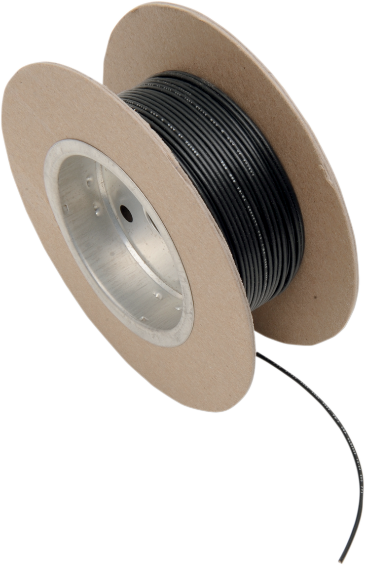 OEM Color Wire Spool - 100' Wire Spool - 18 Gauge - Black [2120-0506]