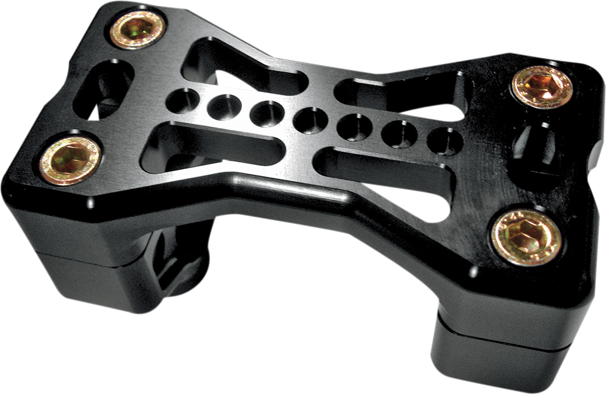 Series 900 Handlebar Clamp Assembly - Harley Davidson - Black [0603-0266]