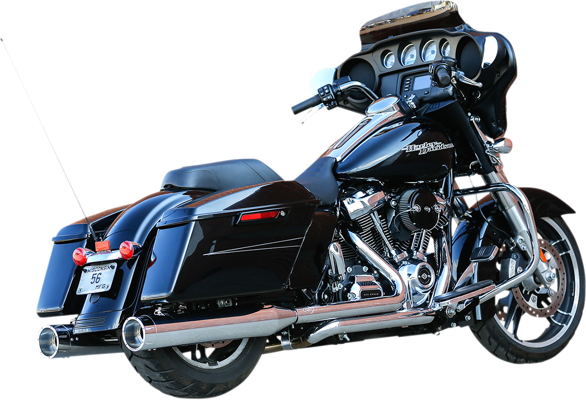 El Dorado Dual Exhaust System - Chrome - Chrome Tracer [1800-2531]