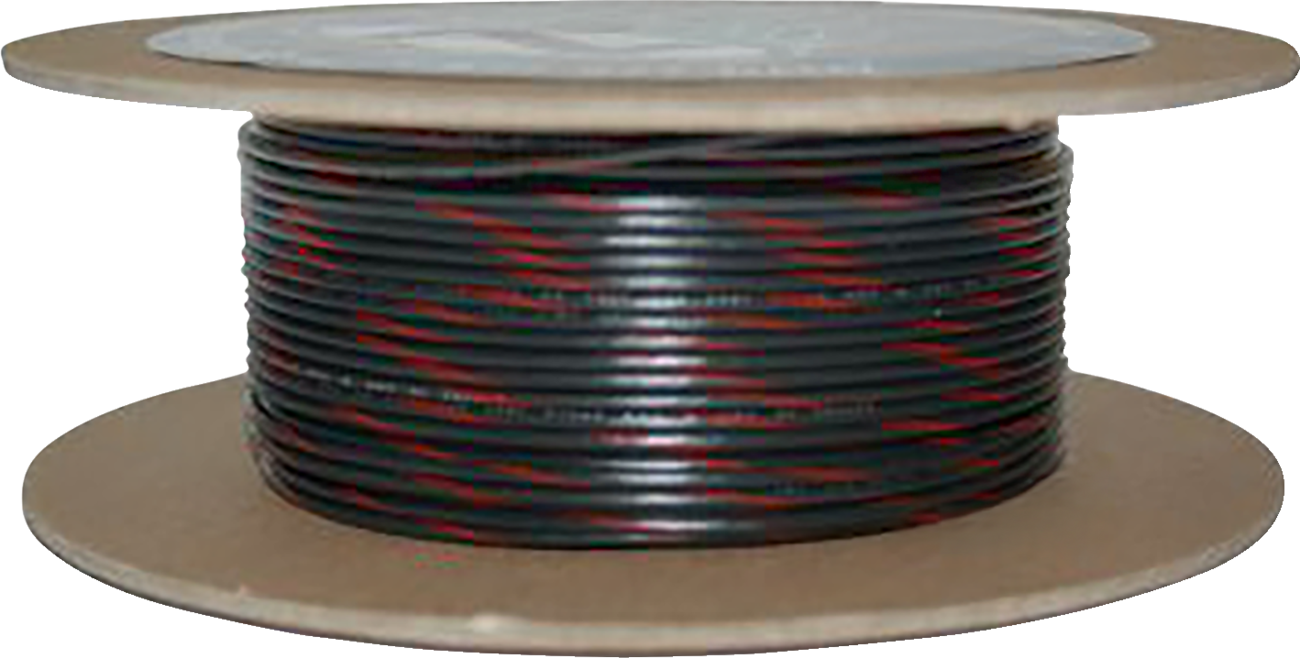 OEM Color Wire Spool - 100' Wire Spool - 20 Gauge - Black/Red [2120-1310]
