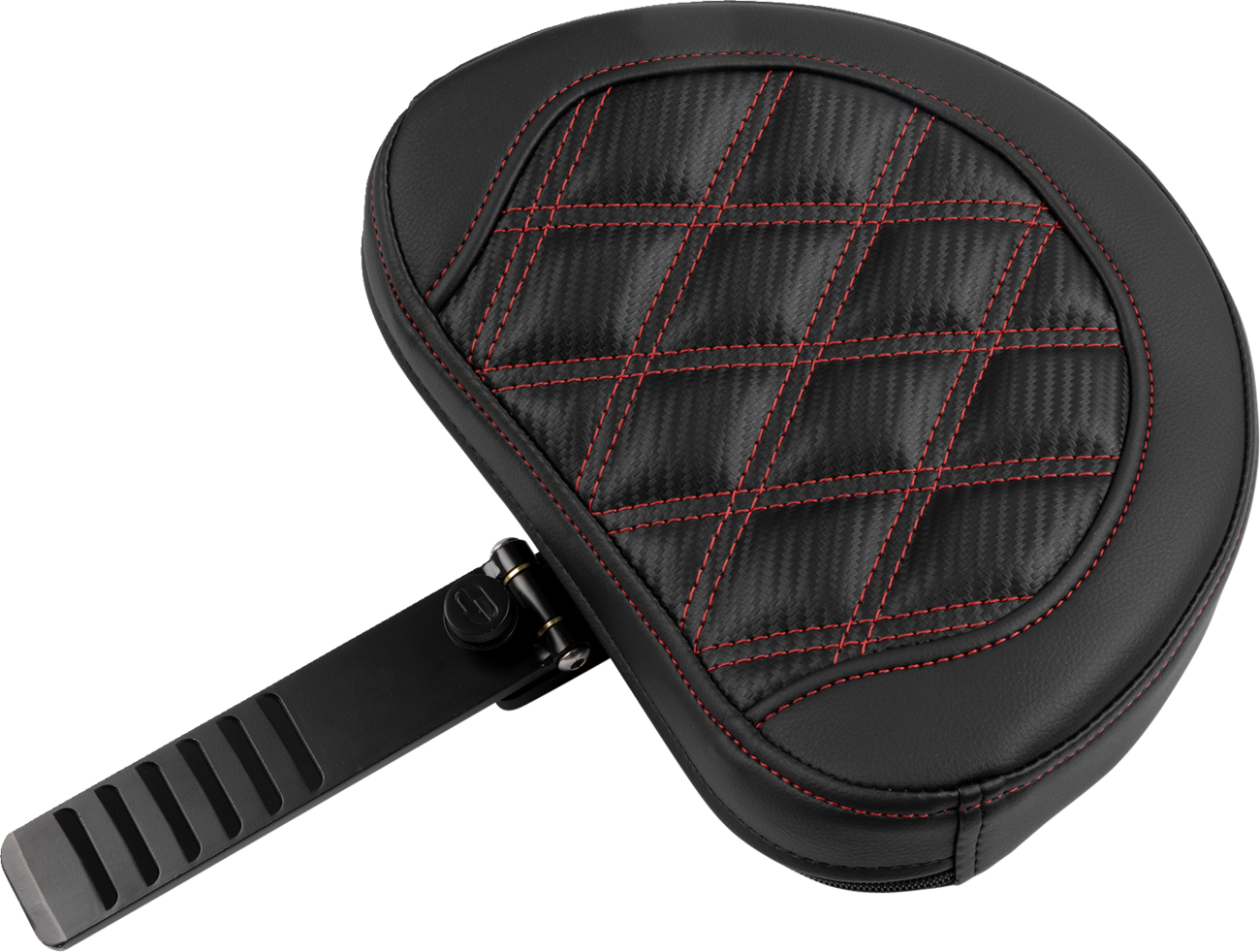 Roadsofa™ Extended Reach Seat - with Backrest - Lattice Stitch - Red Stitch - FLTR/FLHX '23-'24 [0801-1805] - Image 4
