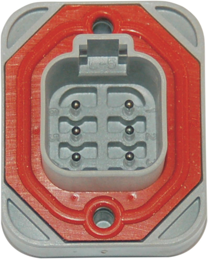 Deutsch DT Sealed Connector Component — Wiring Connector - Deutsch Connector Header - 6 Pin [2120-0664]