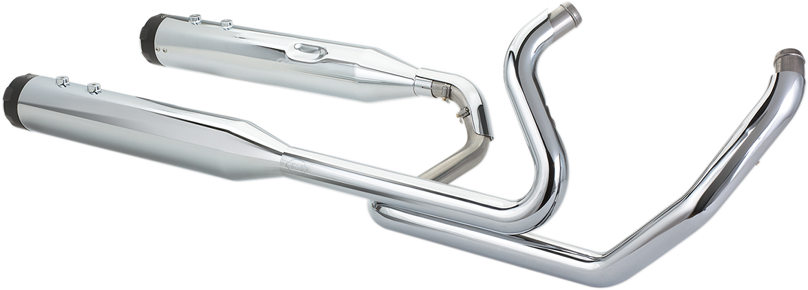 El Dorado Dual Exhaust System - Chrome - Black Thruster [1800-2527] - Image 3