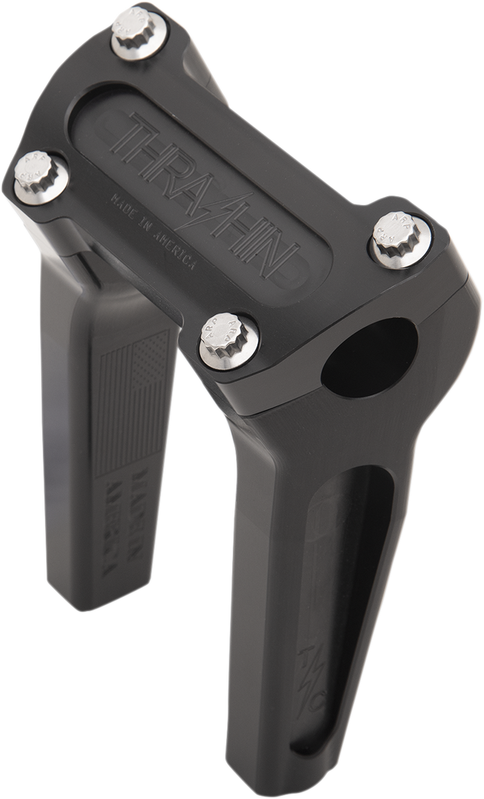 Handlebar Risers - Straight - 6" - Black [0602-1044]