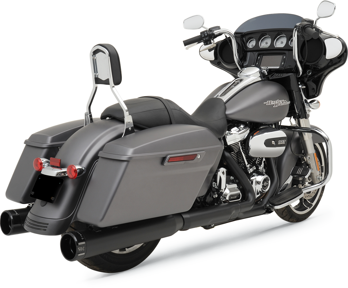 4-1/2" HP-Plus® Slip-On Mufflers - Black with Klassic - Touring [1801-1140]