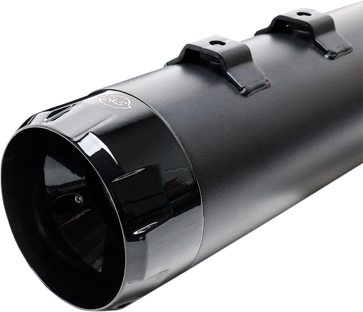4-1/2" MK45 Performance Mufflers — Thruster - 4-1/2" MK45 Performance Mufflers - Black Thruster [1801-1077] - Image 3