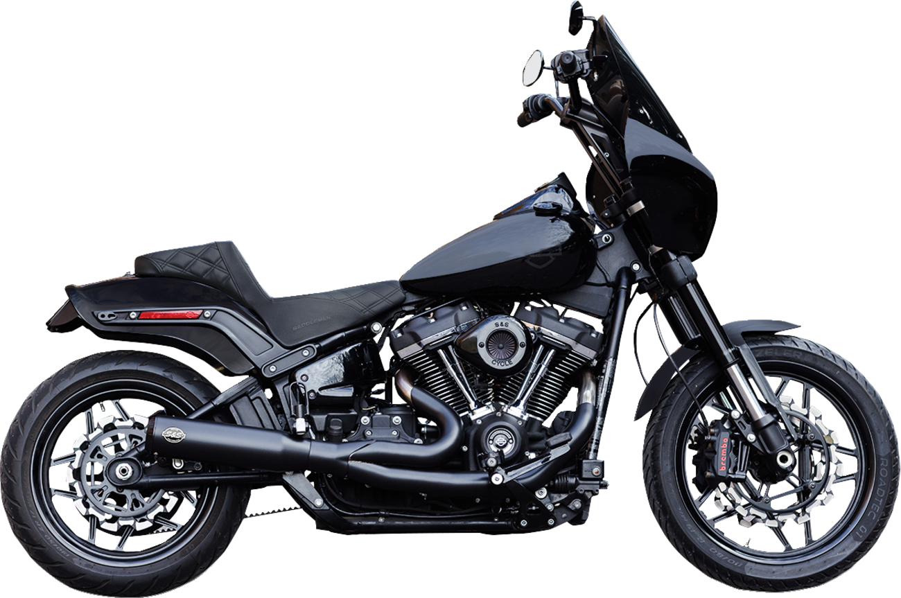2-into-1 Qualifier Exhaust System - Race Only - Guardian Black [1800-2685]