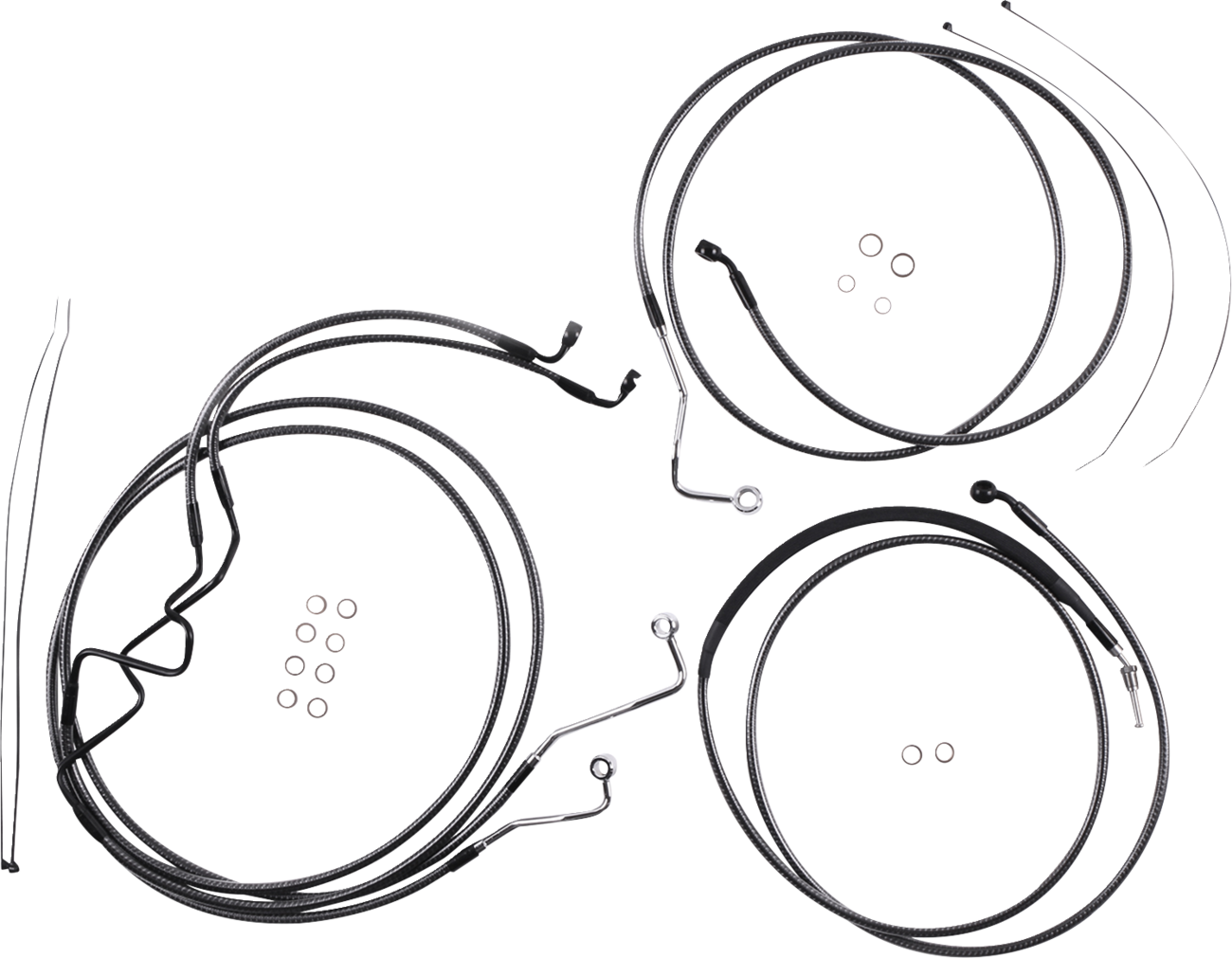 KARBONFIBR Designer Handlebar Installation Kit - 8" - '17-'20 FLHR [0610-2397]
