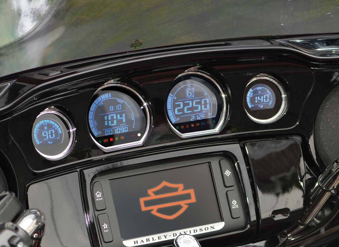 HD-03 - Four-Piece LCD Gauge Kit - Eight Changeable Colors [2210-0663] - Image 4