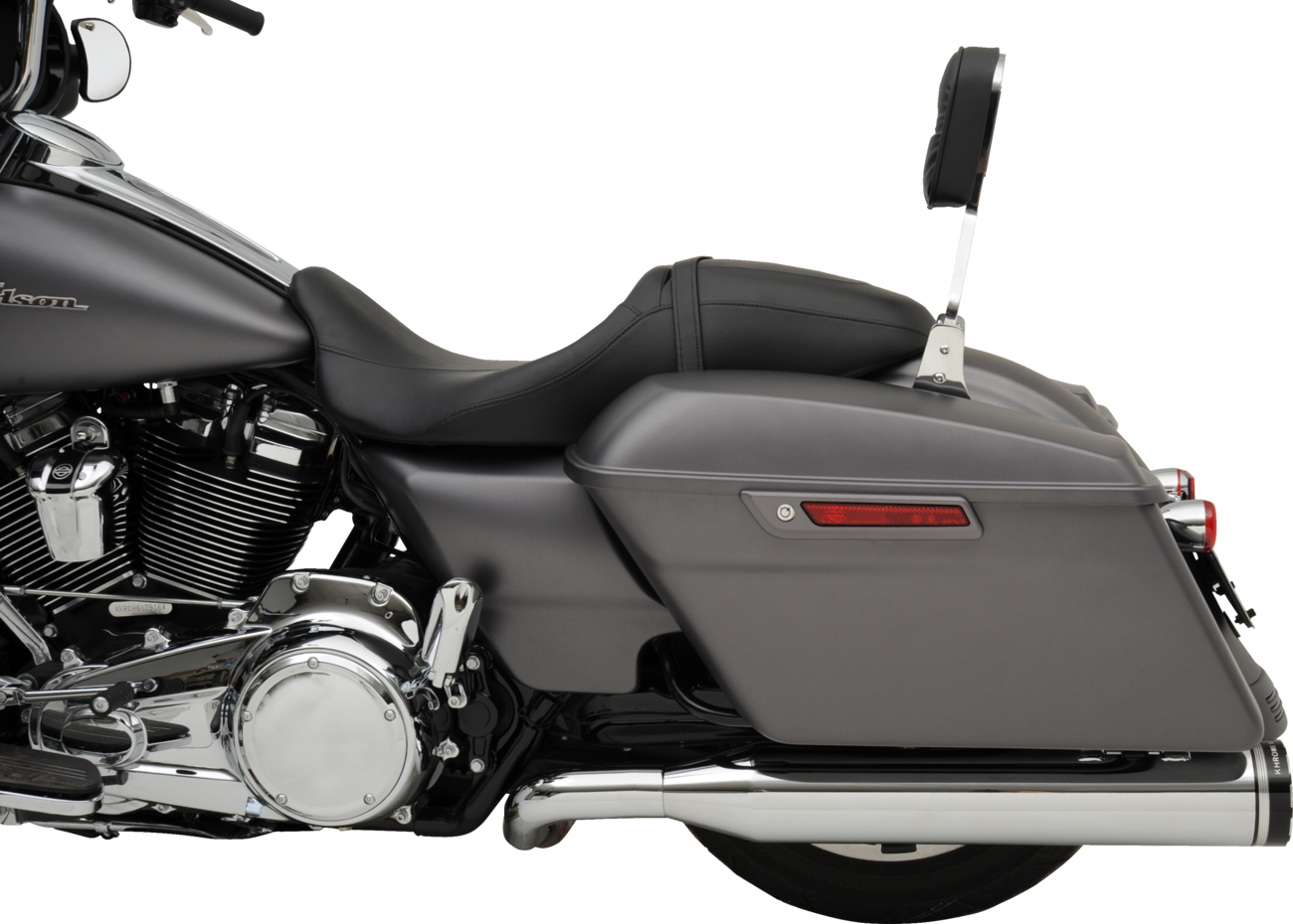 2-into-2 Dominator Exhaust System with 4-1/2" Mufflers - Chrome - FL [1800-2175] - Image 2