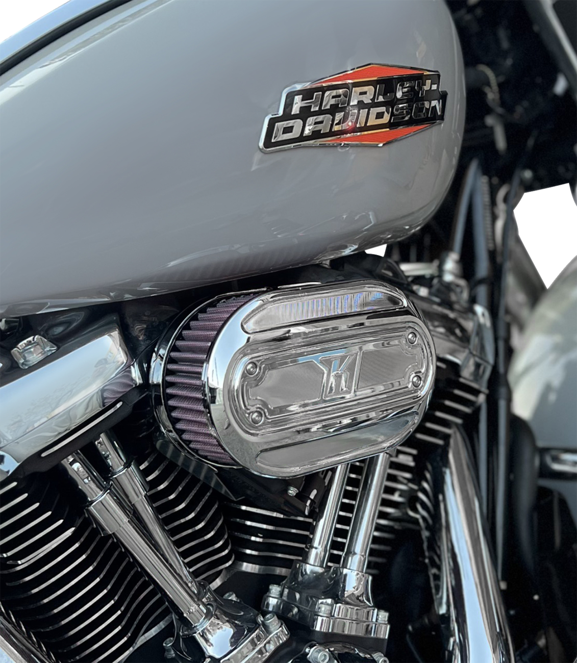 Oval Air Cleaner Kit - Chrome - Touring/Softail [1010-3207] - Image 5