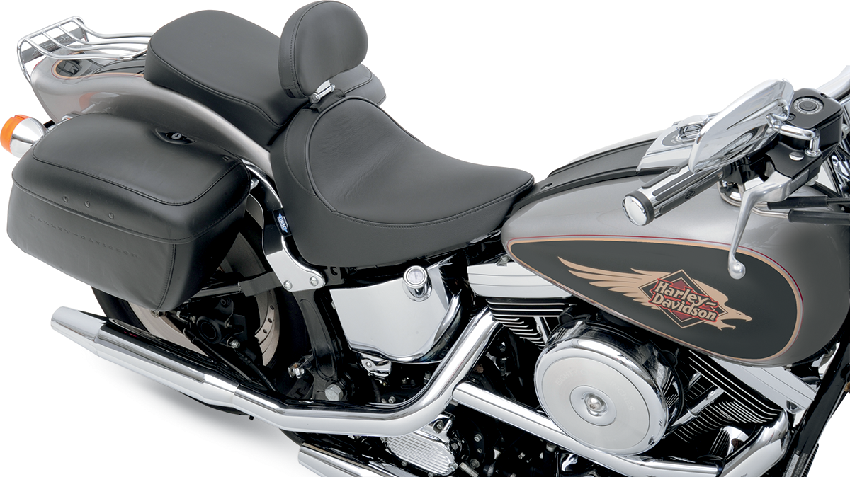 Backrest Compatible Solo Seat — Smooth - Solo Seat - Smooth - Driver Backrest - FXST/FLST '84-'99 [0802-0618] - Image 9
