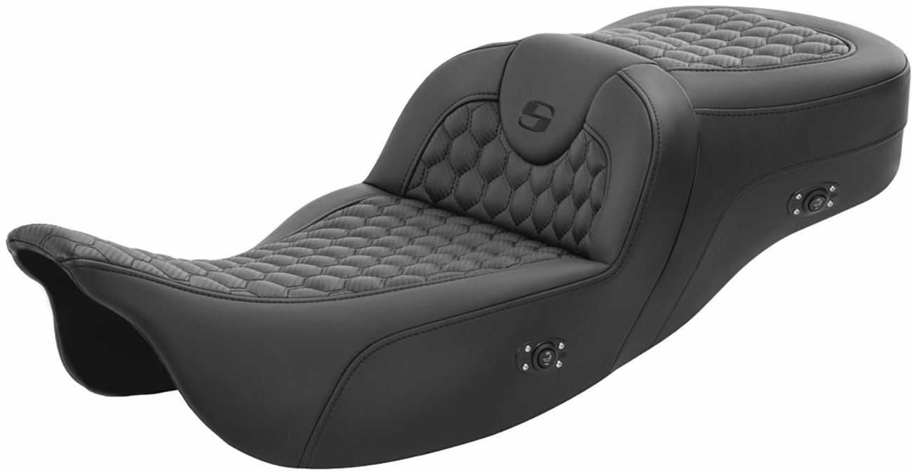Honeycomb Roadsofa™ Seat - RoadSofa™ Seat - Honeycomb - without Backrest - Extended Reach - Heated - FL '08-'23 [0801-1559]