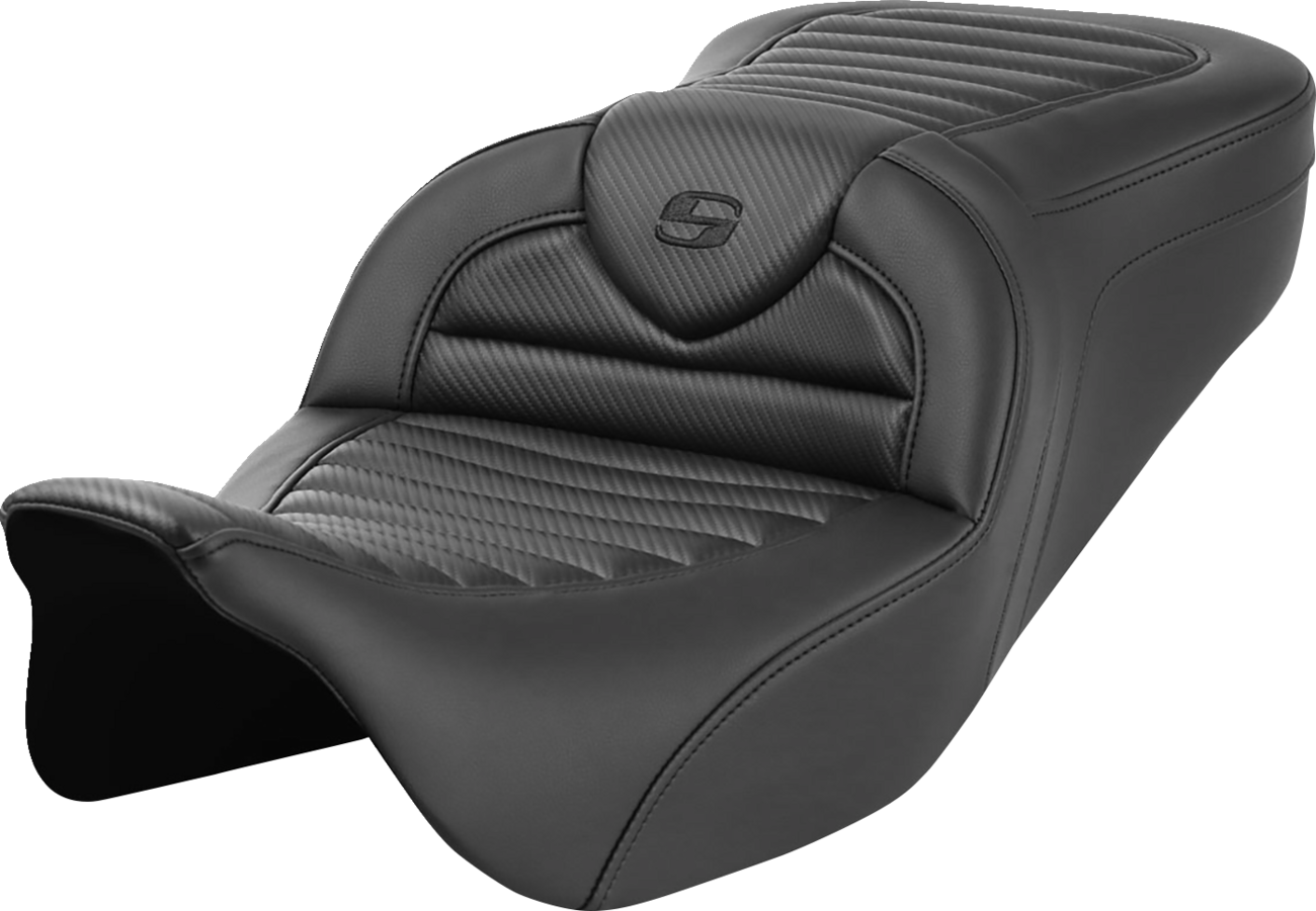 Roadsofa™ TR Seats - Roadsofa™ Seat - without Backrest - Tuck-n-Roll - Carbon Fiber - FL '08-'23 [0801-1822]