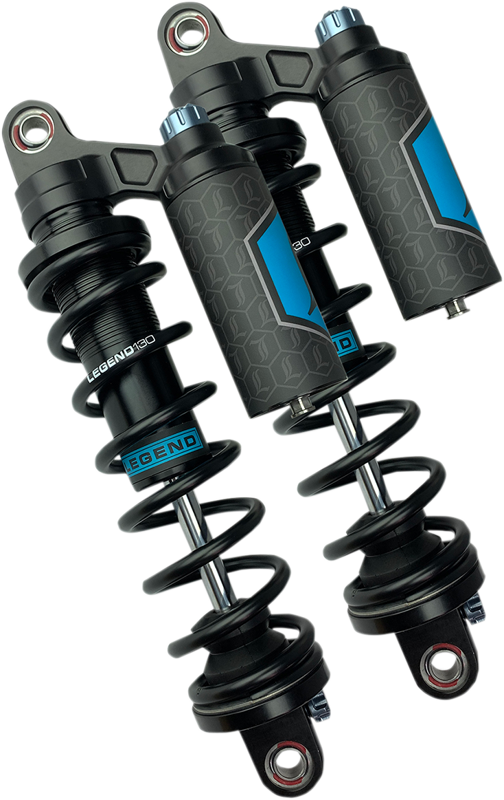 Legend REVO ARC Piggyback Coil Suspension for FXD Models - REVO ARC Piggyback Shocks - 14" - Standard - Black - '99-'17 Dyna [1310-1892] - Image 4