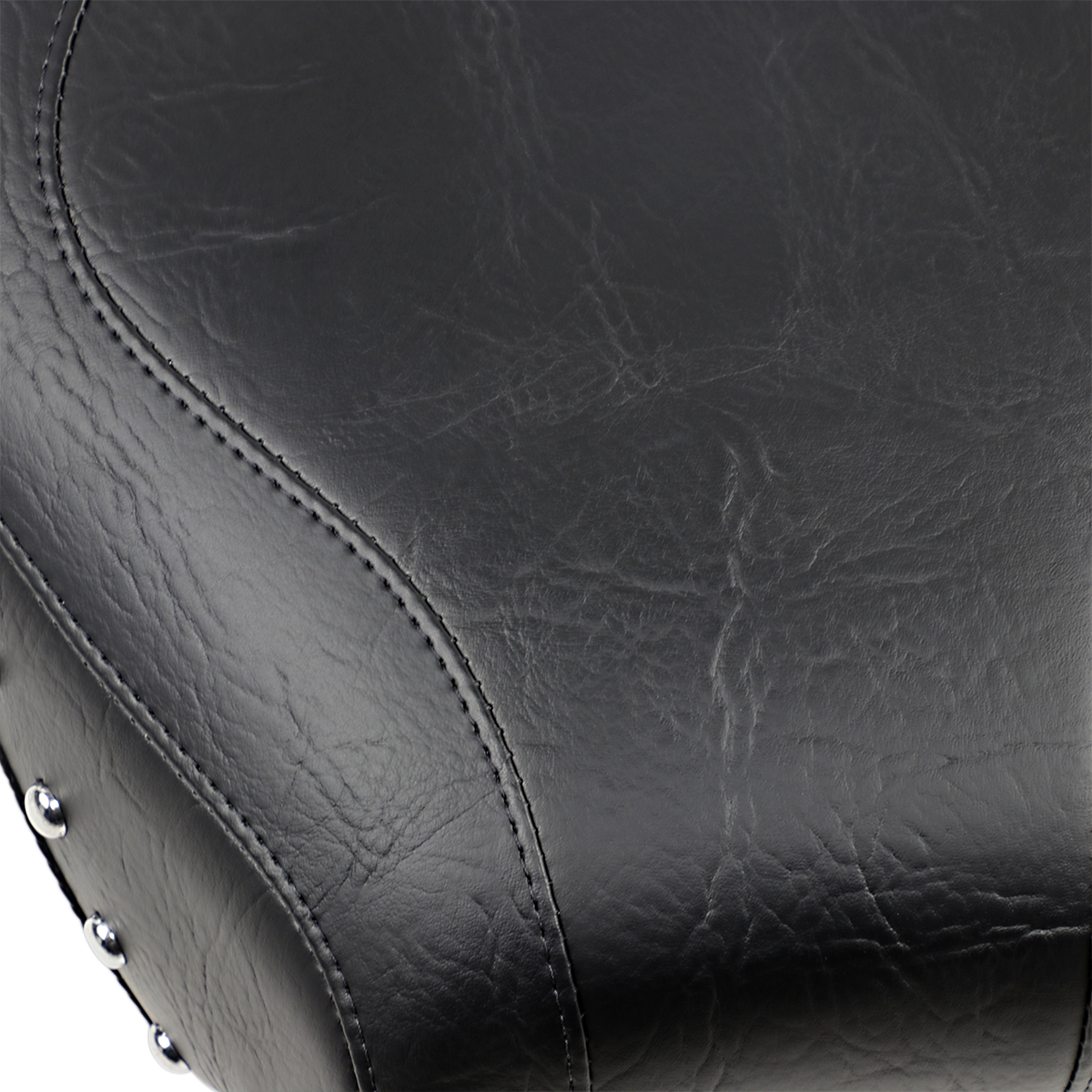 Wide Rear Seat - Studded - Black - Softail '84-'99 [0802-0460] - Image 3
