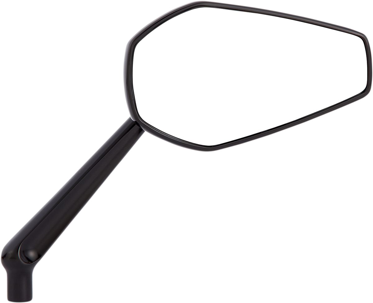 Mini Stocker Forged Mirror - Mirror - Mini/Stocker - Side View - Hexagon - Black - Right [0640-1394] - Image 2