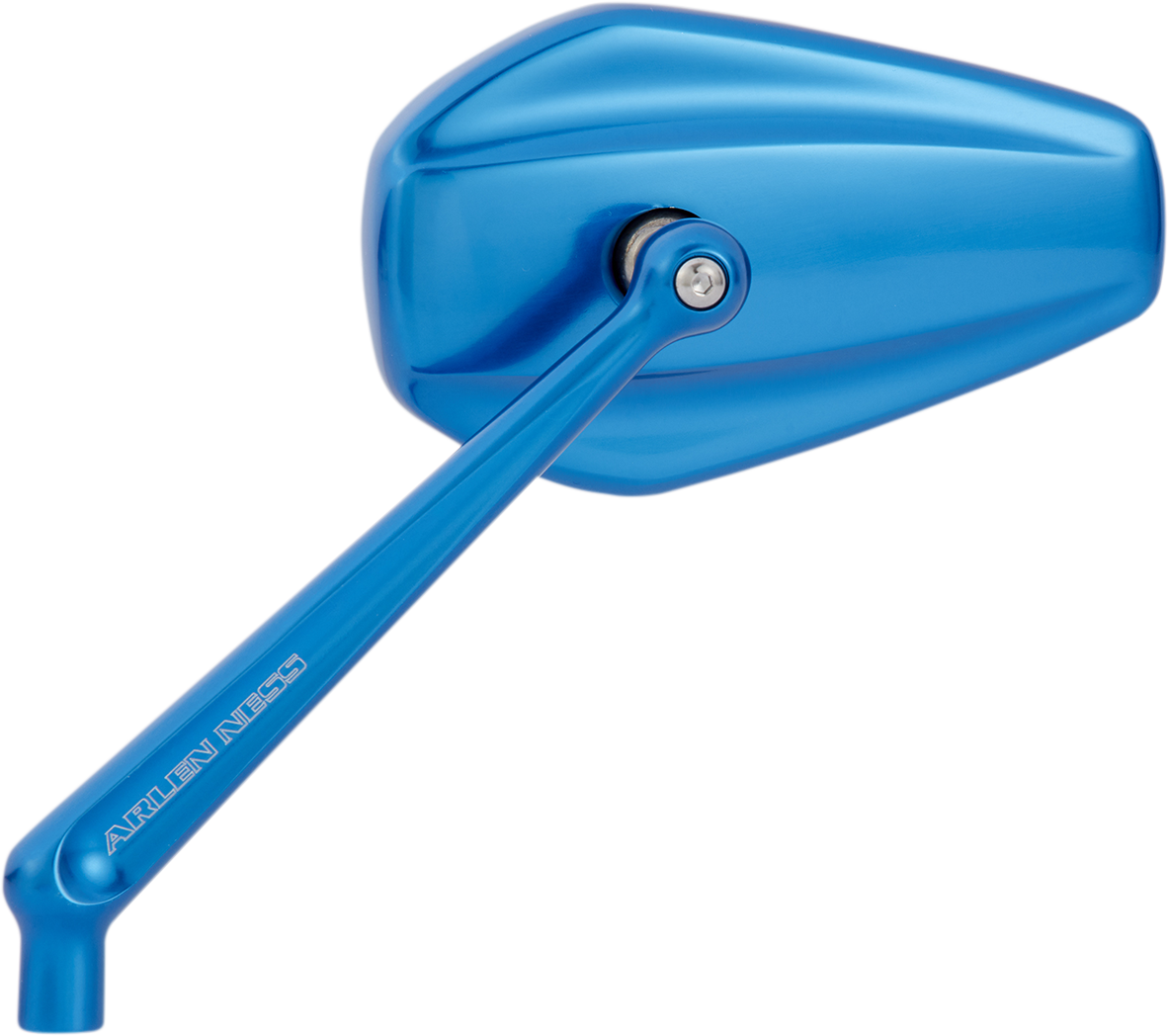 Mini Stocker Forged Mirror - Mirror - Mini/Stocker - Side View - Hexagon - Blue - Right [0640-1389]