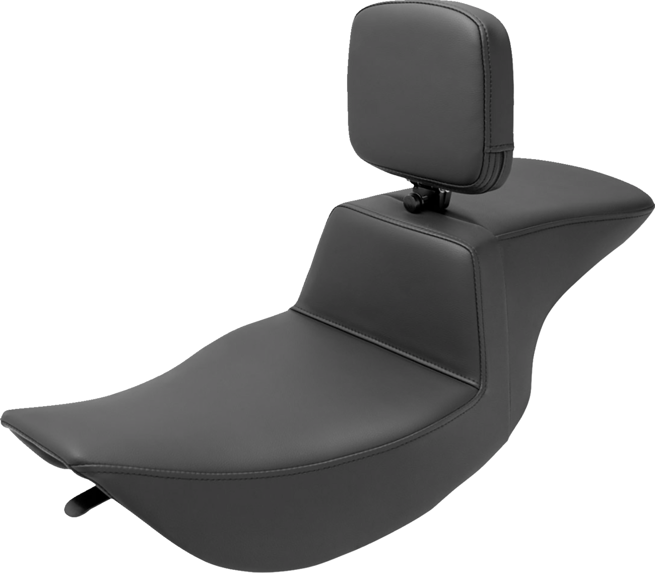 Tour Step-Up Seat - Rider Backrest - Plain - FLHR/FLHX '97-'07 [0801-1473]