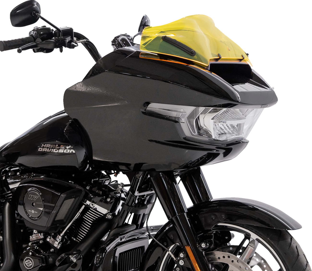Ice Flare® Windshield - 8" - Yellow Ice - '23-'25 FLTRX [2310-0922] - Image 3