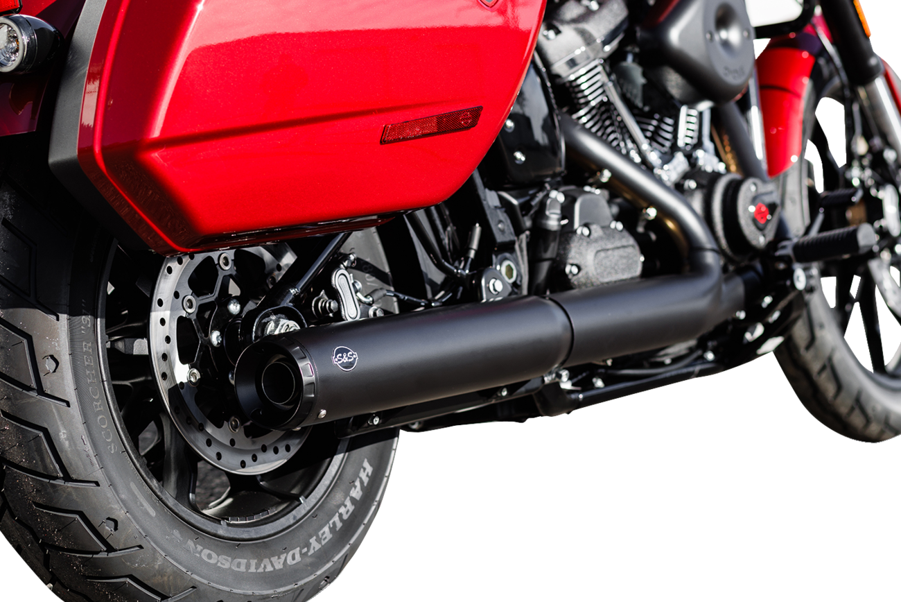 Grand National Slip-On Muffler - 50 State - 4" Black - M8 Softail [1801-1845] - Image 3