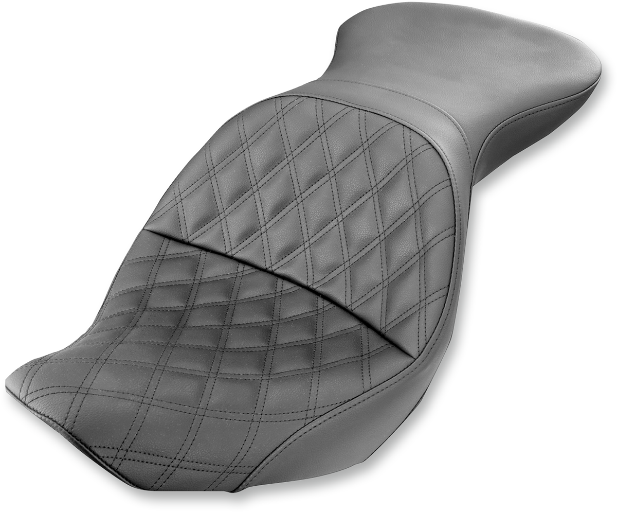 Explorer Lattice Stitch Seat - Explorer Seat - Lattice Stitched - FLSTC '06-'17 [0802-0917]