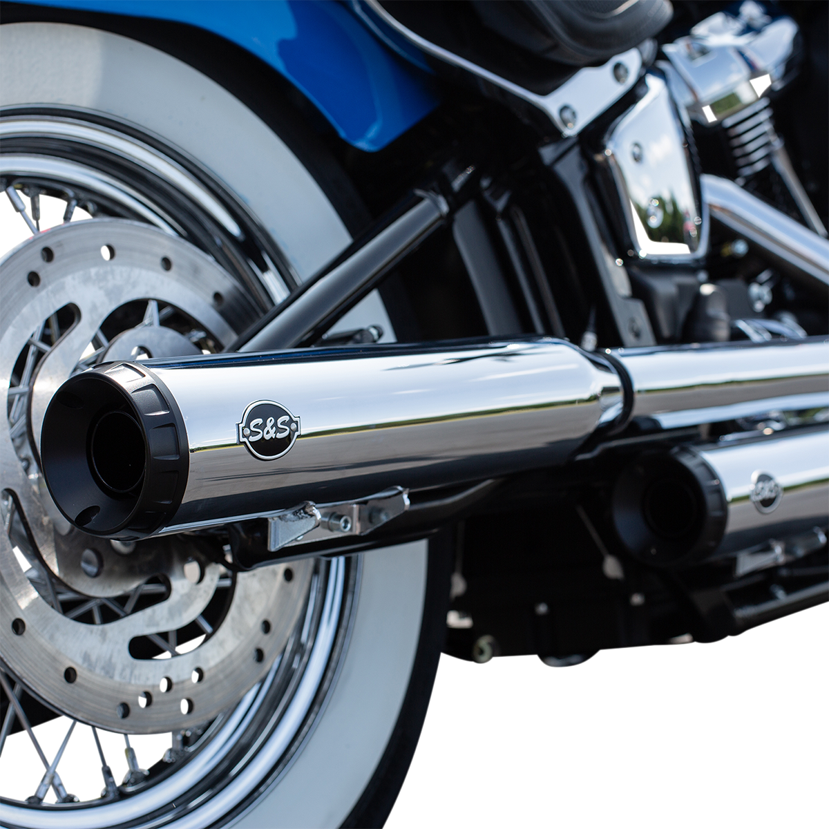 Grand National 50 State Slip-On Mufflers - Grand National Slip-On Mufflers - Chrome [1801-1479] - Image 2