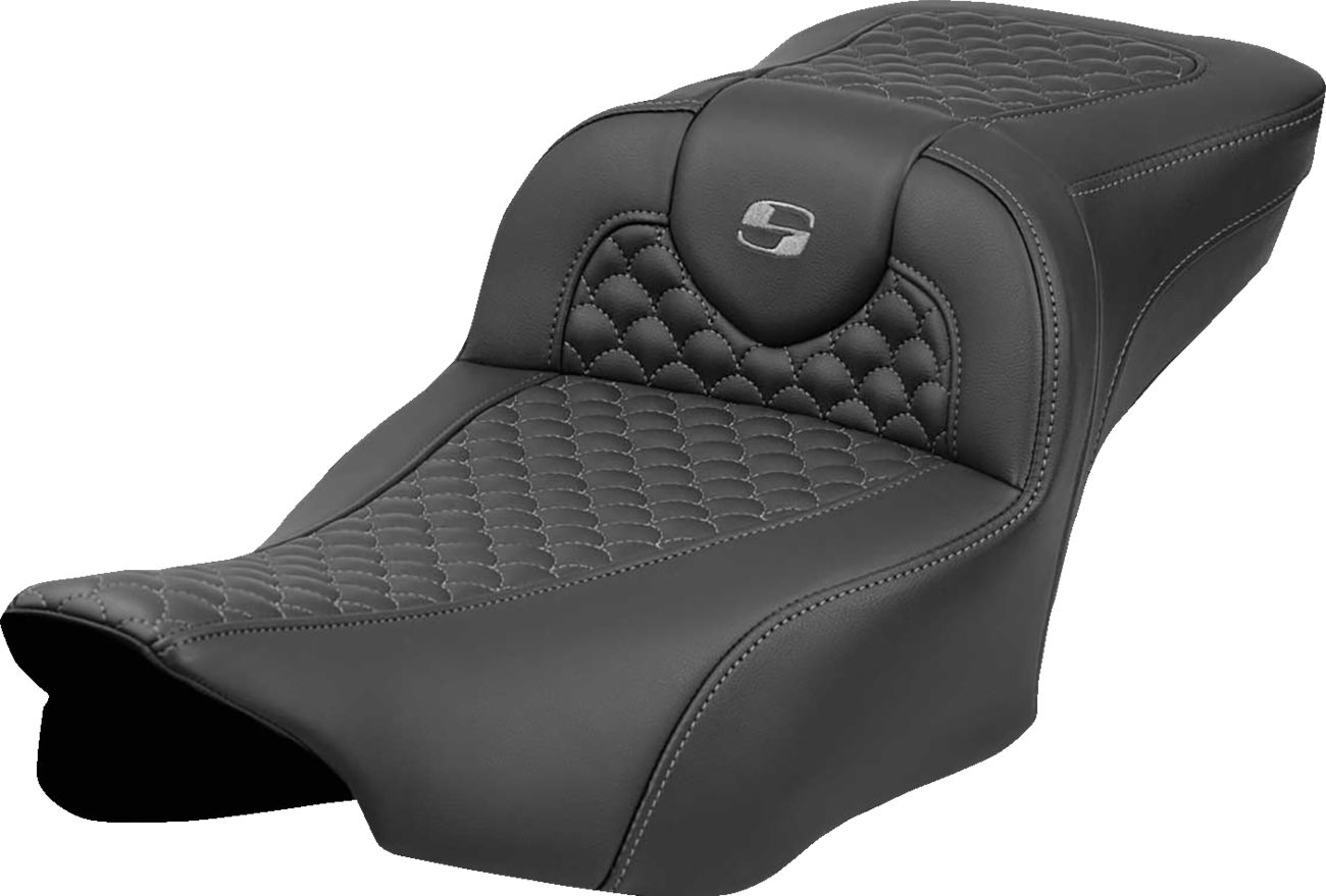 Dragon Scale Stitch RoadSofa™ Seat - Roadsofa™ Extended Reach Seat - Dragon Scale Stitch - Dark Gray Stitch - w/o Backrest - FL '23-'24 [0801-2078]