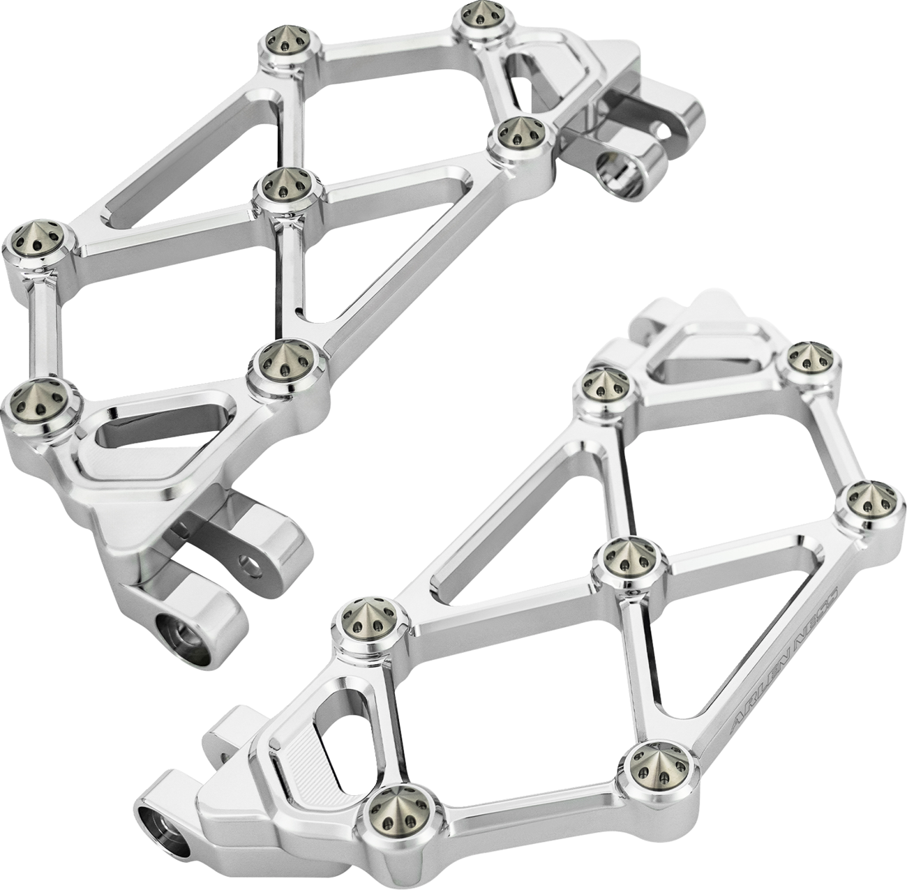 Mini Diamond Floorboards - Driver - Chrome - FLT [1621-1209]