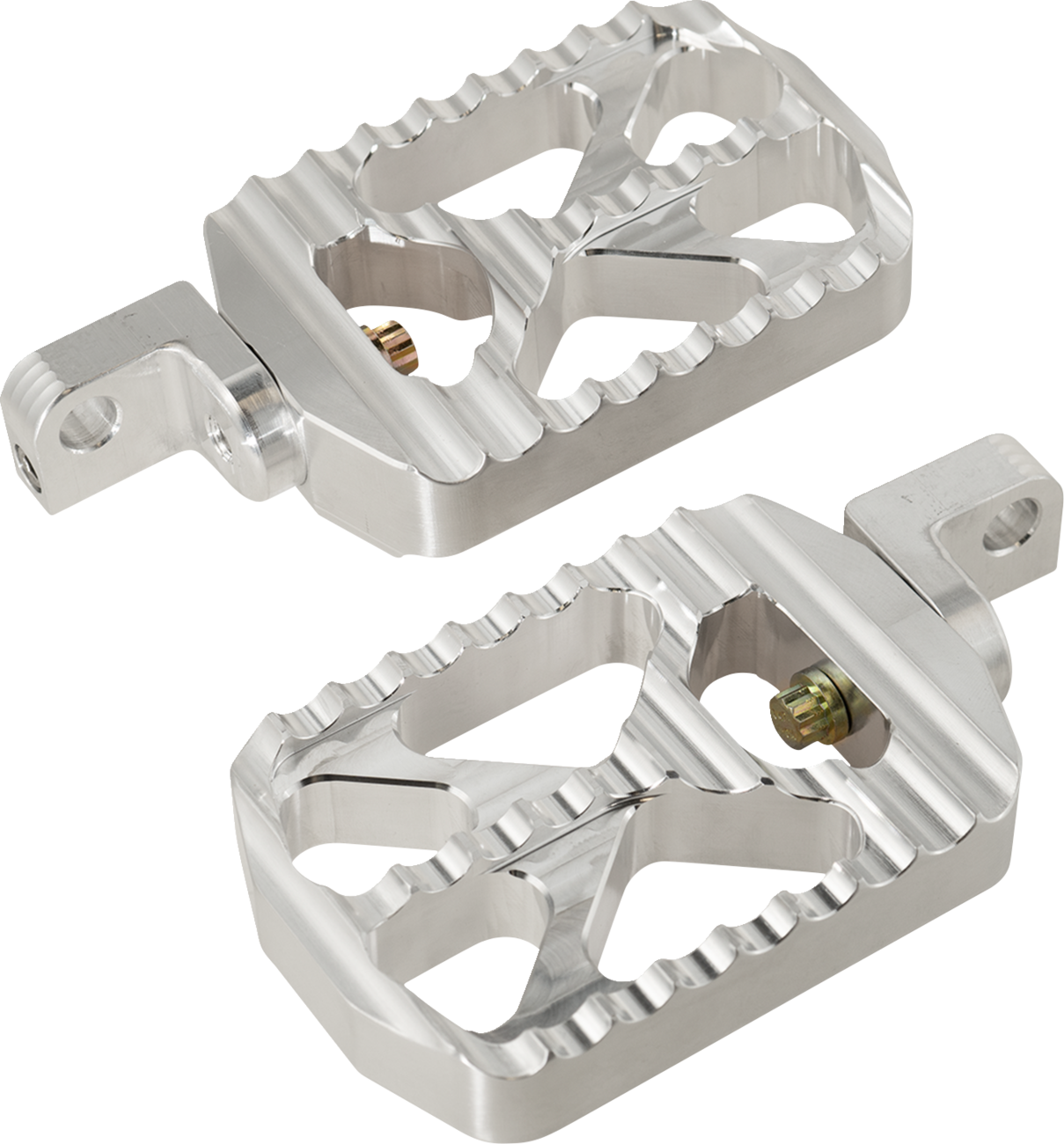 Bear Claw Foot Pegs - Silver - Harley-Davidson [1620-2662]