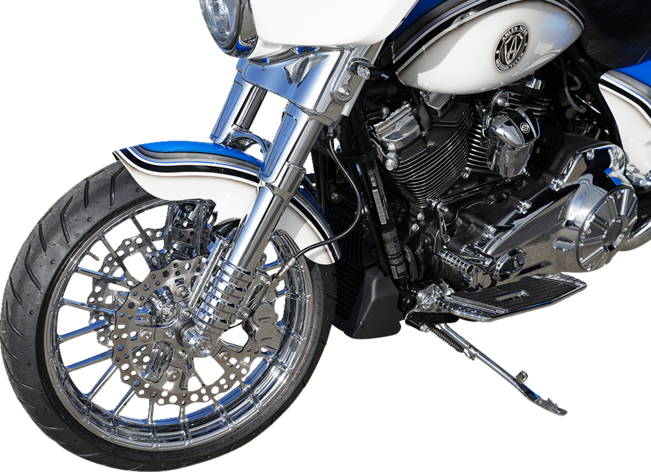 Method No Flex Inverted Fork Legs - Fork Legs - 49 mm - Chrome - For Factory Brake Caliper [0403-0175] - Image 4