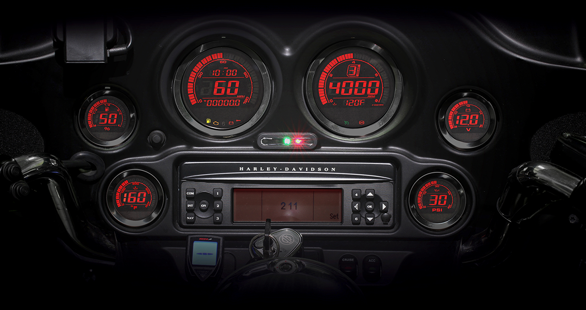 HD-02 Six-Piece Gauge Kit - HD-02 6-Piece Gauge Kit - Black [2210-0496] - Image 2