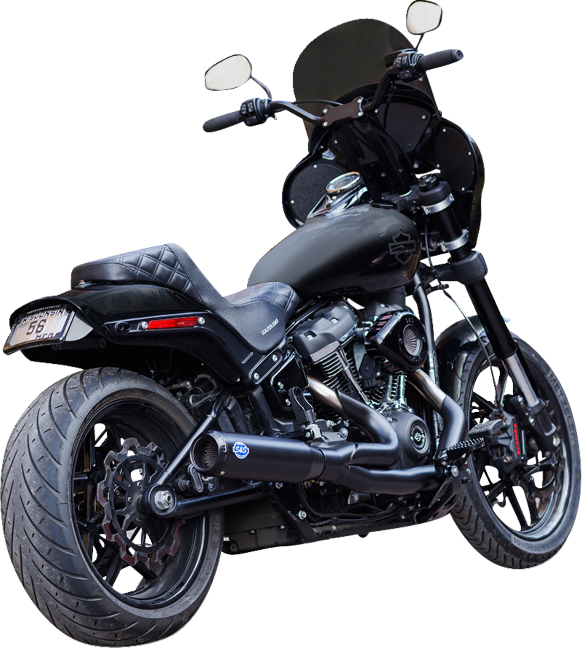 2-into-1 Qualifier Exhaust System - Race Only - Guardian Black [1800-2685] - Image 2