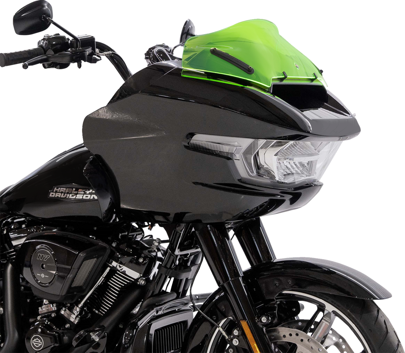 Ice Flare® Windshield - 8" - Green Ice - '23-'25 FLTRX [2310-0923] - Image 3
