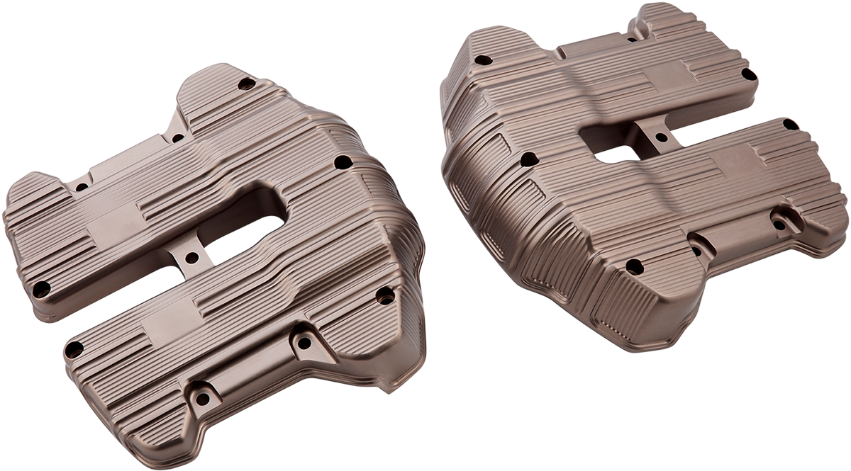 10 Gauge Rocker Box Top Covers - Rocker Box Covers - 10 Gauge - Titanium [0940-1912]