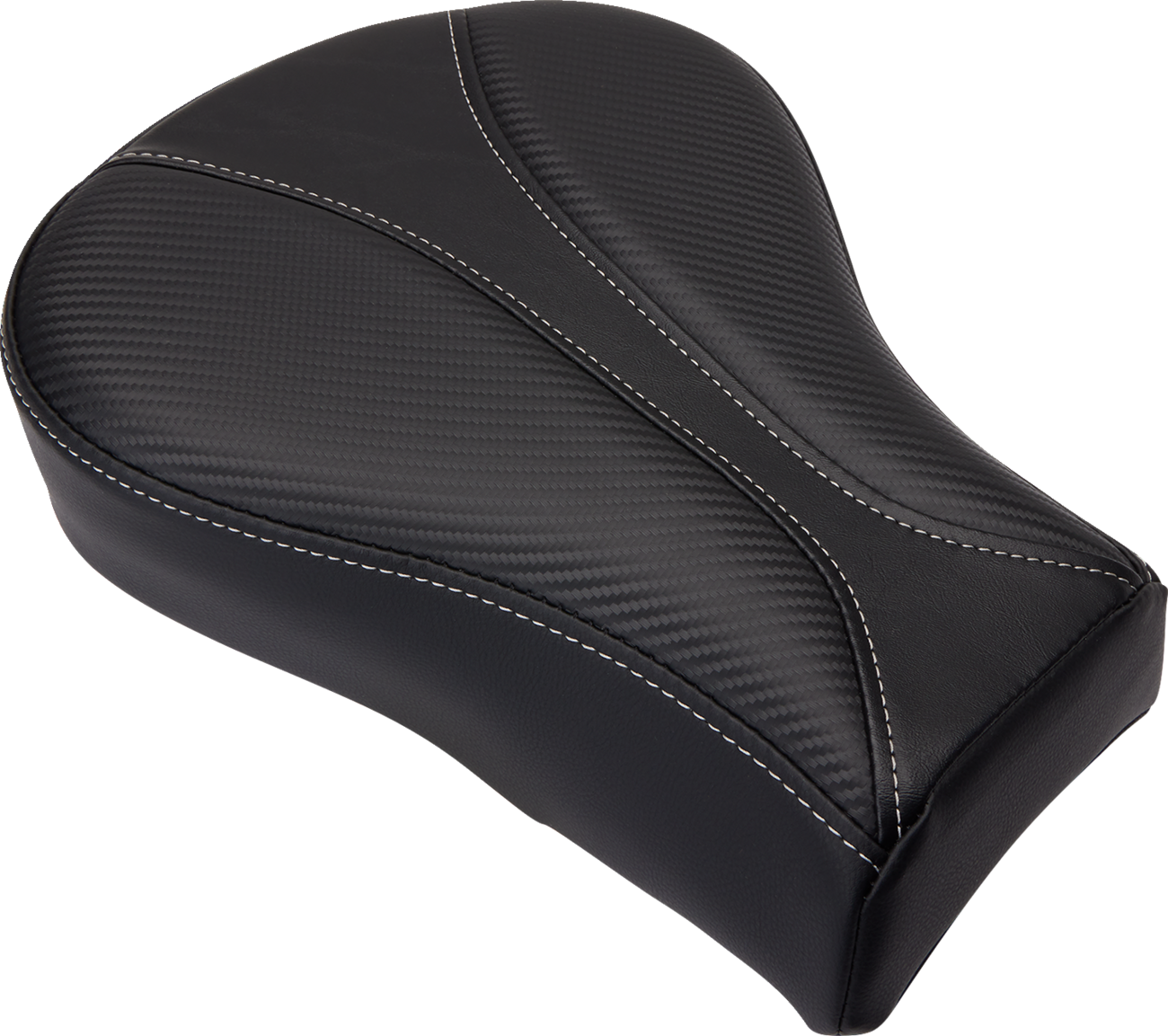 Dominator Pillion Pad - Standard Reach - Black w/ Gray Stitching - FL/FX '06-'17 [0802-0800]