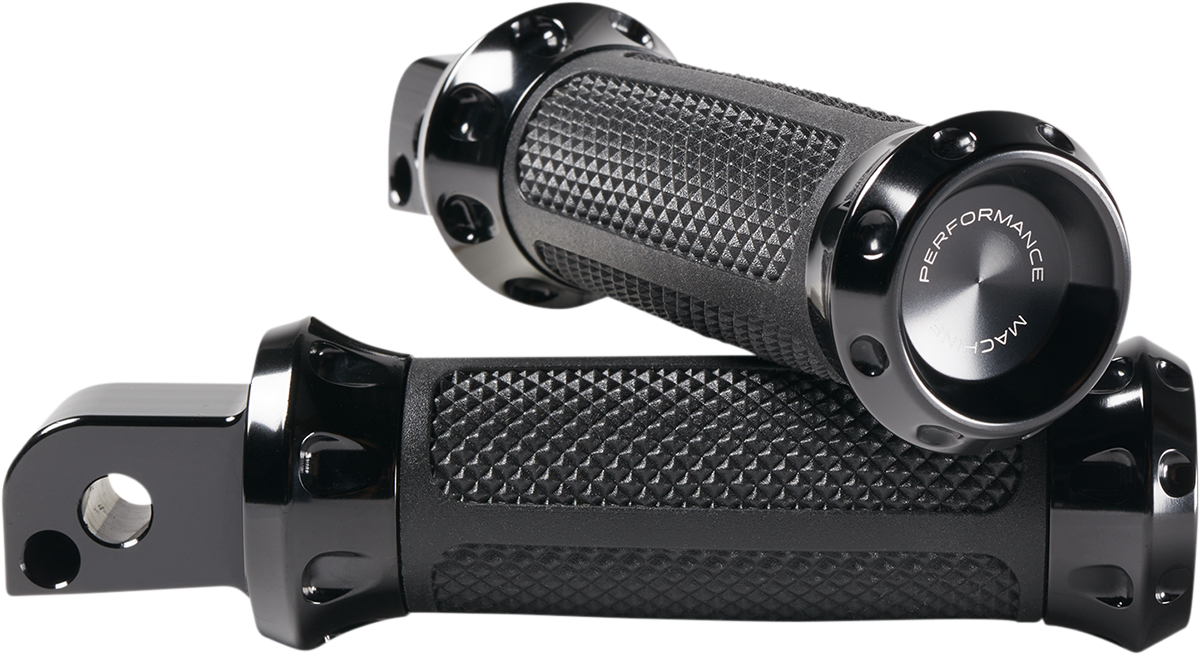 Overdrive Foot Pegs - Passenger - Black - FL/FX [1620-2243]